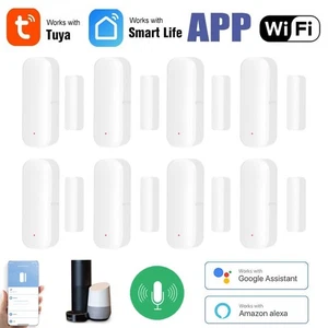 Wifi/Zigbee Tuya Smart Wireless Tür-Fenster-Sensor APP Steuerung-Türkontakt 1-10 - Bild 1 von 25