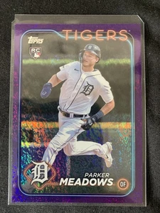 2024 Topps Series 2 - Parker Meadows #516 Purple Foil /799 (RC) - Picture 1 of 2