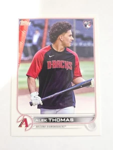 2022 Topps Update Alek Thomas Image Variation Rookie SP #US212 Diamondbacks RC - Picture 1 of 2