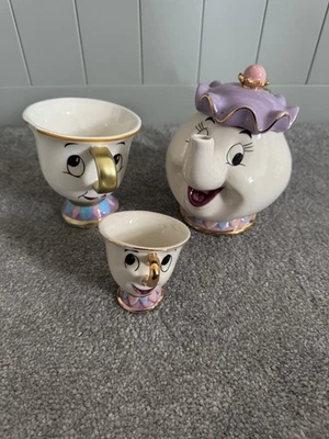 Disney Mrs Potts And Chip Tea Set - Beauty and the Beast - Image 1 of 4