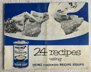 Sammlerstück Vintage Rezeptheft "24 Rezepte mit Heinz Kondensatsuppen" - Bild 1 von 15
