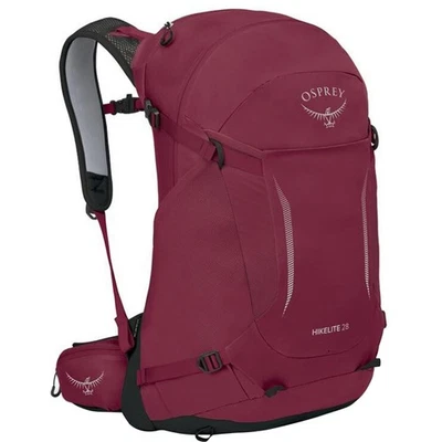 Osprey Hikelite 28 , Rucksack, weinrot