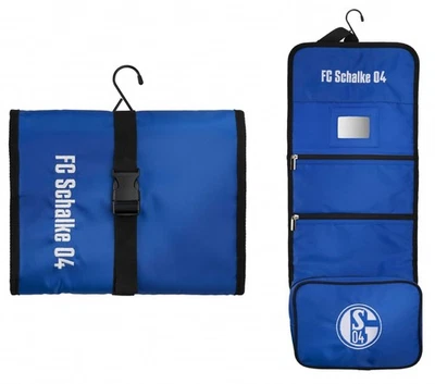 FC Schalke 04 Kulturtasche mit Haken | Waschtasche | Kulturbeutel | S04 - Bild 1 von 4