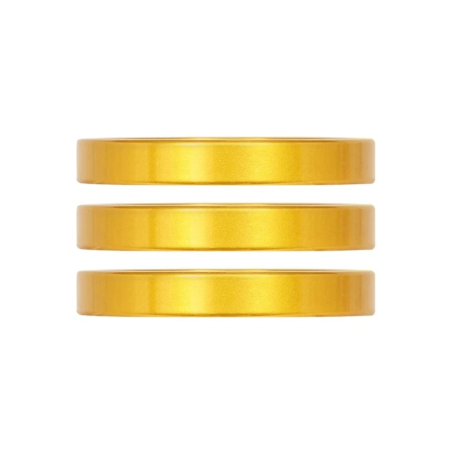 Industry Nine iRiX алюминиевые золотистые прокладки для гарнитуры 1-1/8 дюйма — высота 5 мм, точность - Изображение 1 из 1