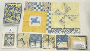 Touchwood Design Sweet Baby Blues Moda Fabrics Partially Completed Quilt - Picture 1 of 4