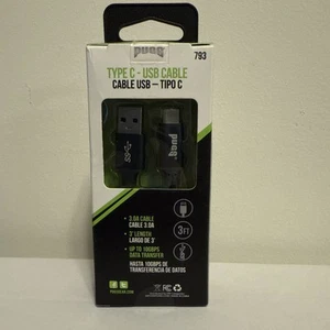 PUGS - 793 - 3′ USB 3.1 Typ-C auf Typ-A Kabel - 10 Gbps Daten & 3 A Laden Neu in OVP - Bild 1 von 11