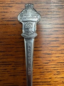 Vintage Souvenir Löffel Sammlerstück Rolex St. Moritz Bucherer of Switzerland - Bild 1 von 4