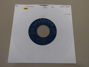 Perry Como – There's A Big Blue Cloud / No Boat Like A Rowboat - RCA 47-4158 EX - Picture 1 of 4