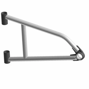 Polaris Control Arm, Upper, Left Side, Matte Black, Genuine OEM Part 1824171-458 - Picture 1 of 2