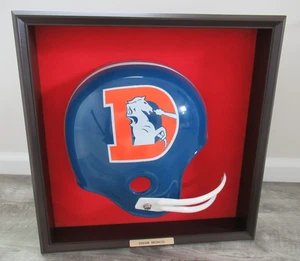 Denver Broncos VTG Placo Inc. 2-Bar Football Helmet Plaque NFL Two Bar 15x15 - Picture 1 of 14