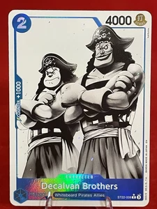 Juego de cartas coleccionables One Piece - Decalvan Brothers Alt C inglés - ST22-008 - ST22 Ace y Newgate - Imagen 1 de 3
