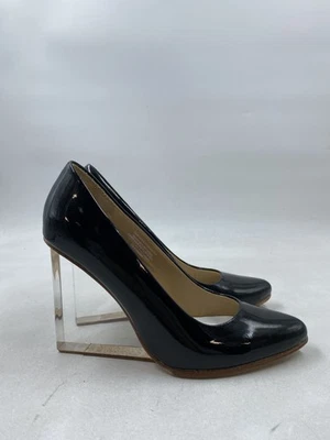 Cuña de charol negro Maison Martin Margiela Plexi W 7,5 Foto 1 de 4
