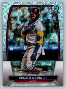 2023 Bowman #92 Ronald Acuña Jr. Mojo Refractors - Picture 1 of 2
