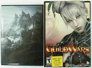 Elder Scrolls V Skyrim Guild Wars 1 Missing Disc PC Game Lot w/Box - Picture 1 of 10