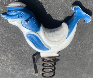 Vintage Saddle Mates GameTime INC DOLPHIN Aluminum Cast Playground Spring Ride - Picture 1 of 8