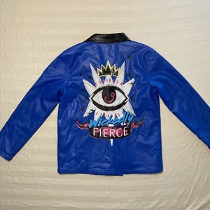 Descendants 3 Jacket Girls Size 14 Large Lightweight Motorcycle Wickedly Fierce - Picture 1 of 13