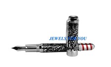 MONTBLANC PEGGY GUGGENHEIM FOUNTAIN PEN PATRON OF ART 4810 GOLD NIB M 113926 NEW