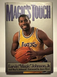 Magic's Touch 1989 Erstdruck Hardcover Magic Johnson Basketball Biografie - Bild 1 von 4