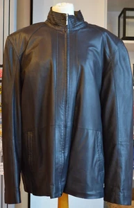Lederjacke blau Herren Gr. 56 von Alp pelle Leather Design - Bild 1 von 7
