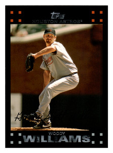 2007 Topps Woody Williams  Houston Astros #336 Centered Mint