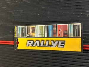 NOS RARE HR Richter Cockpit-Styling Sticker RALLYE - Picture 1 of 1