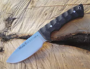 CUCHILLO MUELA RHINO 10SV.M HOJA 10 CM ACERO SANDVIK MICARTA NEGRA KNIVES MESSER - Imagen 1 de 4
