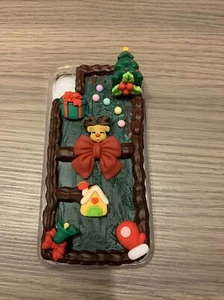 iPhone XR phone case Christmas Tree Handmade Phone Case Red And Green Colours - Photo 1 sur 8