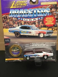 1:64 Johnny Lighting Dragsters 1971 Revellution Ed McCulloch / white/purple - Picture 1 of 2