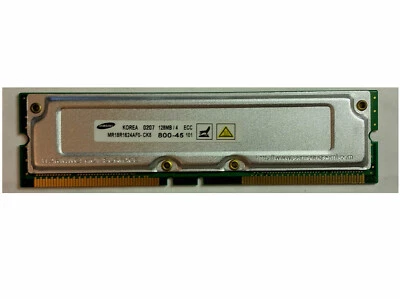 Samsung Memory 128MB 4 ECC 800-45 MR18R1624AF0-CK8 NonProfit EDU Org - Image 1 of 4