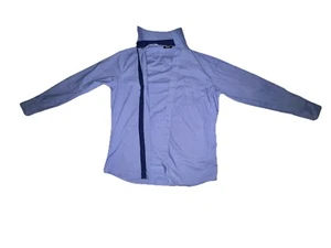 Walbusch Extraglatt Blue White Micro Checker Button Up Dress Shirt Men’s Size 40 - Picture 1 of 10