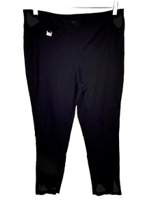 Ingredients black cropped capri pants rayon/nylon/spandex, size 14 - Picture 1 of 4