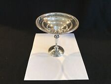 Vintage W.M. Rogers Sterling Silver Weighted Reinforced 39a Compote pierced  6"