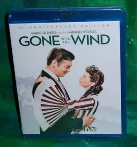 NEW RARE OOP WALMART GONE WITH THE WIND 75TH ANNIVERSARY MOVIE BLU RAY DVD 1939 - Picture 1 of 2