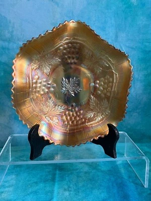 Plato de pañuelo de vidrio de carnaval vintage Foto 1 de 4