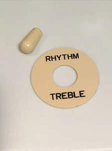 USA Seller Gibson 8/32 Cream Tip & Switch Plate for Les Paul SG Dot! - Picture 1 of 2