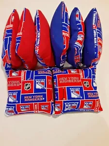 Set 8 borse Cornhole Corn Hole New York Rangers - Foto 1 di 1