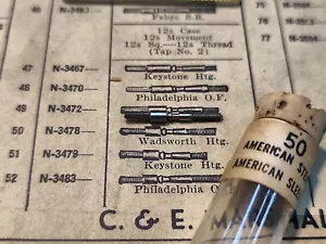 Nos American Taschenuhr Stamm für 12er Jahre Wadsworth Jagdkoffer - Bild 1 von 4