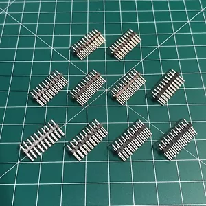 (10 Pieces) Samtec 2x10 20 Pin Male Header Right Angle 2.54mm TSW-110-08-T-D-RA - Picture 1 of 3