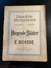 Pianoforte Recreations Sheet Music No 7 Holmes & Karn Fliegende Blatter E Rohde