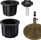 Outdoor Umbrella Base Stand Hole Ring Plug for Thicker Parasol Base Hole, Parts