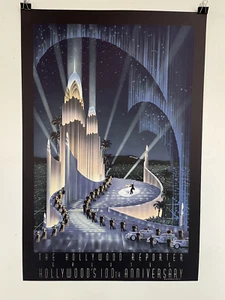 Robert Hoppe Hollywood 100th Anniversary Lithograph Print Mirage Edition 1987 - Picture 1 of 8