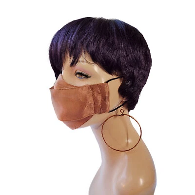 2 lay sheer Face mask breathable lightweight Boat mask easy breathe exercise - Image 1 of 4