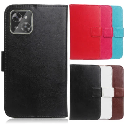 Custodia in pelle PU flip telefono custodia protettiva portafoglio per smartphone - Immagine 1 di 4