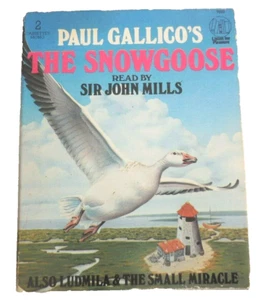1978 2 Kassetten Hörbuch Die Schneegans von Paul Gallico gelesen von Sir John Mills - Bild 1 von 6