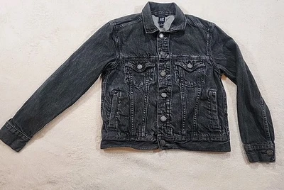 Chaqueta Gap Kids Negra Denim Icon XL Foto 1 de 4