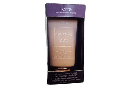 tarte Amazonian Clay 16-hour Full Coverage Foundation, Medium Neutral 28H SEALED - Image 1 of 3