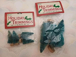 Darice Decorazioni Natalizie Vintage Anni 80 Passamanerie Bottiglia Spazzola Alberi - Foto 1 di 5