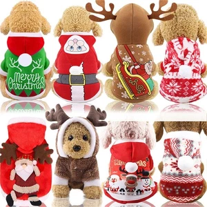 Perros Para Chihuahua Cachorro Abrigo Perro Chaqueta Navidad Perro Ropa Ropa Mascota - Imagen 1 de 12