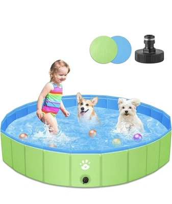 Hundepool 120x30 Cm, Faltbarer Swimmingpool für Hunde - Bild 1 von 2