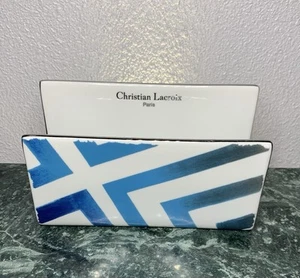 Christian Lacroix Paris Sunrise Porcelain Desk Letter or Napkin Holder/Sorter - Picture 1 of 6